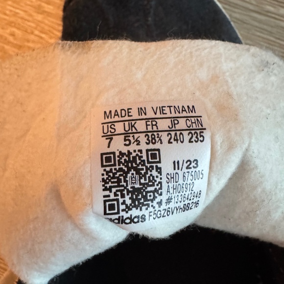 Adidas Gazelle Bold Platform Sneaker-black/white-size 7-women - Picture 7 of 7